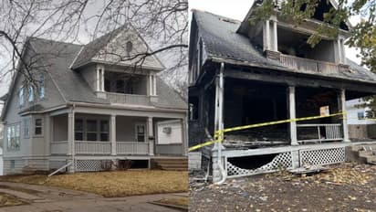 സുഹൃത്തിന്റെ വീട്ടിലേക്കുള്ള വഴി തെറ്റിയ യുവാവ് രക്ഷിച്ചത് നാല് സഹോദരങ്ങളെ, വീട് കത്തിയമര്ന്നു