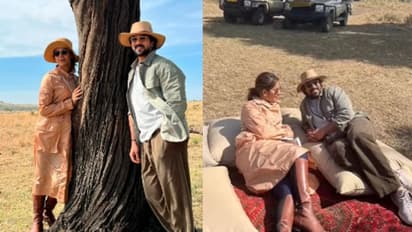 ಪತ್ನಿ ಜೊತೆ ಆಫ್ರಿಕಾ ಕಾಡಲ್ಲಿ ರಾಮ್ ಚರಣ್; ಪ್ರಾಣಿಗಳನ್ನು ನೋಡುತ್ತಾ ಅಡುಗೆ ಮಾಡಿ ಸಂಭ್ರಮಿಸಿದ ಸ್ಟಾರ್ 