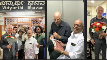 ವಿದ್ಯಾರ್ಥಿ ಭವನದಲ್ಲಿ ಮಸಾಲೆ ದೋಸೆ, ಫಿಲ್ಟರ್‌ ಕಾಫಿ ಸವಿದ ಸ್ಟಾರ್‌ಬಕ್ಸ್ ಸಹ ಸಂಸ್ಥಾಪಕ