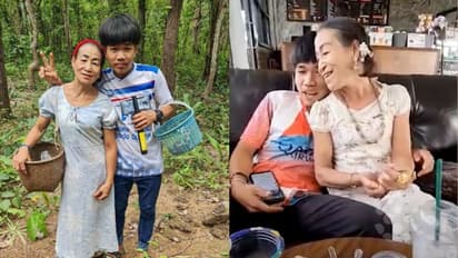 19 வயது பையனை திருமணம் செய்யும் 56 வயது பெண்.. அடேங்கப்பா.! இப்படியொரு காதல் ஜோடியா.!!