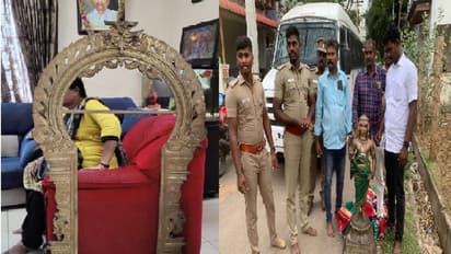 கோவை சாமியார் வீட்டில் அதிரடி சோதனை.... ஐம்பொன் சிலை சிக்கியதால் பரபரப்பு!!