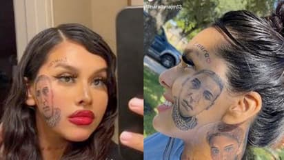 ಕೈಕೊಟ್ಟ ಬಾಯ್‌ಫ್ರೆಂಡ್‌ : ಮುಖದ ಮೇಲೆ ಟ್ಯಾಟೋ ಹಾಕಿಸಿಕೊಂಡ ಯುವತಿ