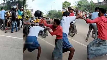 மதுரையில் மகளிர் கல்லூரி வாசலில் போதையில் இளைஞர்கள் ரகளை.. தட்டிக்கேட்ட மாணவியின் தந்தைக்கு அடி உதை.!