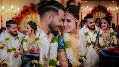 വ്യാസുമായുള്ള വിവാഹ ചിത്രങ്ങൾ പുറത്തുവിട്ട് നടി ഐശ്വര്യ സുരേഷ്