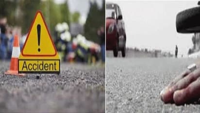 రేణికుంట వద్ద పల్టీ కొట్టిన కారు: సింగరేణి ఆసుపత్రి డాక్టర్ కిరణ్ రాజుకి గాయాలు