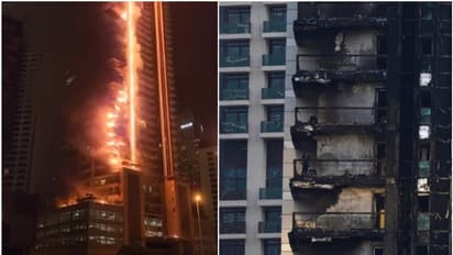 യുഎഇയില് മുപ്പത്തിയഞ്ച് നില കെട്ടിടത്തില് വന് തീപിടിത്തം