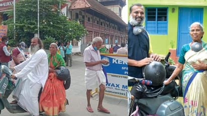 'പണമല്ല, അമ്മയുടെ സന്തോഷം വലുത്', ജോലി വിട്ട് അമ്മയെ രാജ്യം ചുറ്റാൻ ഇറങ്ങിയ മകൻ, യാത്ര തിരുവനന്തപുരത്ത്
