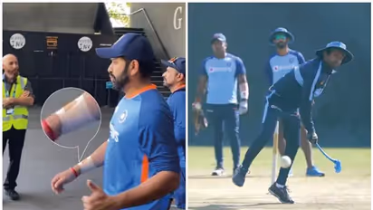 T20 World Cup: ರೋಹಿತ್ ಶರ್ಮ ಮಣಿಕಟ್ಟಿಗೆ ಗಾಯ, ಸೆಮಿಫೈನಲ್ ಆಡ್ತಾರಾ ಹಿಟ್ಮ್ಯಾನ್?