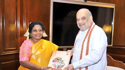 டெல்லி சென்ற தமிழிசை சௌந்தரராஜன்… மத்திய உள்துறை அமைச்சர் அமித்ஷாவை சந்தித்து பேச்சு!!