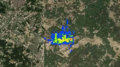 മുംബൈയിലെ ഒരു മാലിന്യ കൂമ്പാരത്തിന് സമീപം മീഥേൻ മേഘം - ഉപഗ്രഹ ചിത്രം