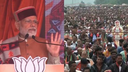 'കോൺഗ്രസ് എന്നാല് അഴിമതിക്കാരും വികസനം മുടക്കികളും,ബിജെപിയുടെ ഡബിൾ എഞ്ചിൻ സര്ക്കാര് ഹിമാചലില് തുടരണം' മോദി