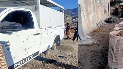 దారుణం.. పాకిస్థాన్ లో పోలీసు స్టేషన్ పై తాలిబన్ల దాడి.. వాహనానికి నిప్పు పెట్టి, ఇద్దరు పోలీసుల హత్య..