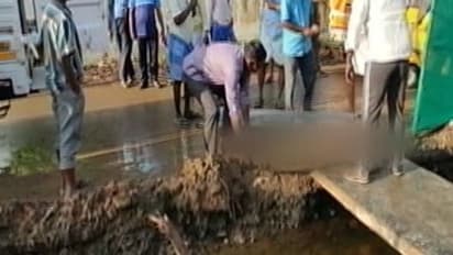 மழைநீர் வடிகால் பள்ளத்தில் விழுந்து தனியார் நிறுவன ஊழியர் பலி.. சென்னையில் அதிர்ச்சி சம்பவம்..!