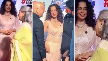 Video: Jaya Bachchan ignores Kangana Ranaut at Uunchai Screening, later gets trolled by Queen's fans