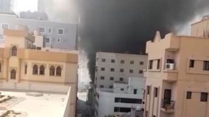 ബഹ്റൈനില് നിര്മാണത്തിലിരുന്ന കെട്ടിടത്തില് വന്തീപിടുത്തം; 13 പേരെ രക്ഷിച്ചു