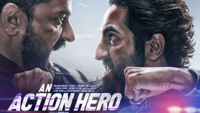 'ആൻ ആക്ഷൻ ഹീറോ'യുമായി ആയുഷ്മാൻ ഖുറാന, പുതിയ പോസ്റ്റര് പുറത്ത്