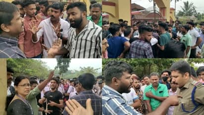 പെൺകുട്ടിയുടെ ബന്ദി നാടകം; അധ്യാപകർക്കെതിരെ നാട്ടുകാർ; അലനല്ലൂർ സ്കൂളിൽ പ്രതിഷേധം