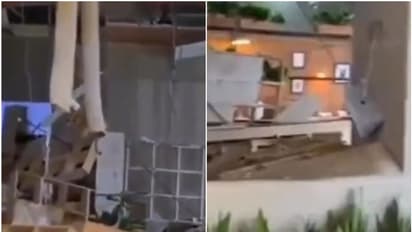 റെസ്റ്റോറന്റിന്റെ മേല്ക്കൂര തകര്ന്നുവീണ് ഒരാള്ക്ക് പരിക്ക്