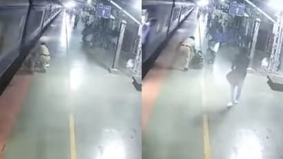 പിതാവ് ട്രെയിനില് കയറി; ട്രെയിനില് കയറാനുള്ള ശ്രമത്തിനിടെ വീണ പെണ്കുട്ടിക്ക് രക്ഷകനായി ആർപിഎഫ് ഉദ്യോഗസ്ഥൻ