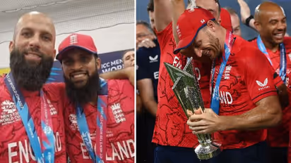 മൊയീനും റഷീദുമില്ലെന്ന് ഉറപ്പുവരുത്തി ബട്‌ലര്‍, പിന്നാലെ ഷാംപെയിന്‍ ആഘോഷം! ഇംഗ്ലണ്ട് നായകന് കയ്യടി- വീഡിയോ