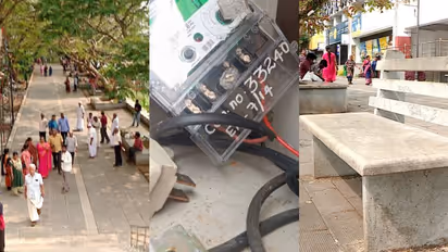 കൊച്ചിയില് ലക്ഷങ്ങള് ചെലവിട്ട് നവീകരിച്ച പൊതുഇടങ്ങൾ നശിപ്പിച്ച് സാമൂഹ്യവിരുദ്ധർ; നടപടിയെടുക്കാതെ പൊലീസ്