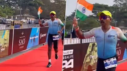 Goa IPS officer beats cancer, completes triathlon in Ironman 70.3 race