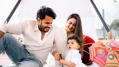 Children's Day; ಮಗನ ಮುದ್ದಾದ ಫೋಟೋ ಹಂಚಿಕೊಂಡ ನಿಖಿಲ್ ಕುಮಾರ್ 