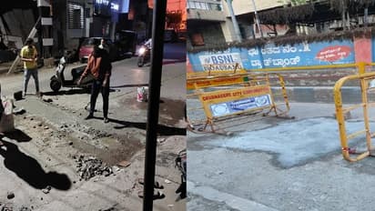 Smart City Davanagere :ಚಂದಾ ಎತ್ತಿ ರಸ್ತೆಗುಂಡಿಗೆ ಮುಕ್ತಿ ಕೊಡುತ್ತಿರುವ ಸಾಮಾಜಿಕ ಕಾರ್ಯಕರ್ತರು