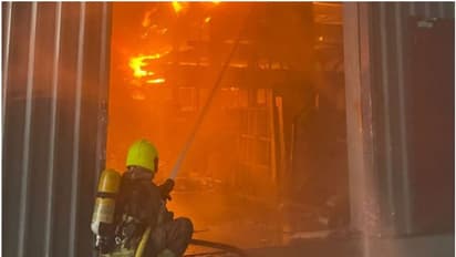 ദുബൈയില് വ്യവസായമേഖലയിൽ വൻ തീപിടിത്തം