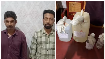 എക്സൈസ് റെയിഡ്; 10 ലിറ്റർ ചാരായവുമായി രണ്ടു പേർ അറസ്റ്റിൽ