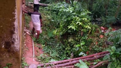 'കാലൊന്ന് പിഴച്ചാൽ പിന്നെ തോട്ടിൽ' വീട്ടിലെത്താൻ സർക്കസ് പഠിക്കണമെന്ന് നാട്ടുകാർ, പ്രശ്നം വഴി, അധികൃതർ കനിയണം