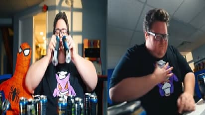 10 நிமிடங்களில் 12 கேன் எனர்ஜி டிரிங்க்… சாவை கண்ணில் பார்த்த அமெரிக்க கேமர்!!