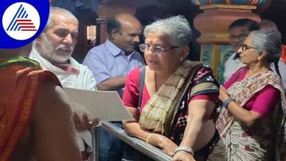 ರಾಯಚೂರು ಜಿಲ್ಲೆಯ ವಿವಿಧ ದೇವಸ್ಥಾನಗಳಿಗೆ ಸುಧಾಮೂರ್ತಿ ಭೇಟಿ