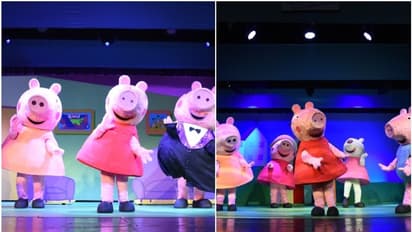 'ಪೆಪ್ಪಾ ಪಿಗ್' ಸ್ಟೇಜ್ ಶೋ; ಕಾರ್ಟೂನ್ ಪ್ರಪಂಚದಲ್ಲಿ ಮೈಮರೆತ ಮಕ್ಕಳು
