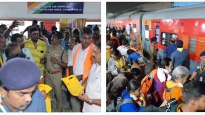 காசி தமிழ்ச் சங்கமம்..! தொழில் முனைவோர்களுடன் கோவையில் இருந்து புறப்பட்ட 5வது ரயில்