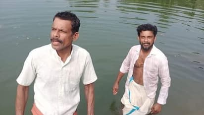 കുളത്തിൽ കുളിക്കാനിറങ്ങിയ ആറ് പേരിൽ രണ്ടുപേർ മുങ്ങിത്താണു, ഓടിയെത്തി കോരിയെടുത്ത് നിർമ്മാണ തൊഴിലാളികൾ