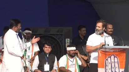 ನೀವು ಹಿಂದಿಯಲ್ಲೇ ಮಾತನಾಡಿ ಎಂದು ವೇದಿಕೆಯಿಂದ ರಾಹುಲ್ ಗಾಂಧಿ ಭಾಷಣ ಅನುವಾದಕ ಎಸ್ಕೇಪ್!