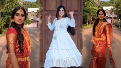 വിവാഹ സാരിയിൽ ട്രെന്റിനൊപ്പം നീങ്ങി ജിസ്‌മി