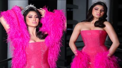 ಪಿಂಕ್ ಟ್ಯೂಬ್ ಬಾಡಿಕಾನ್ ಡ್ರೆಸ್‌ನಲ್ಲಿ ಊರ್ವಶಿ ರೌಟೇಲಾ ಮಾದಕ ಲುಕ್‌ ವೈರಲ್‌