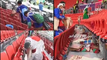 FIFA: మ్యాచ్కు వచ్చిన ఫ్యాన్స్ రచ్చ రచ్చ.. స్టేడియం అంతా తిరుగుతూ శుభ్రం చేసిన జపనీయులు