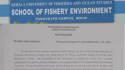ഡോ.എം.റോസലിന്ഡ് ജോര്ജ് കുഫോസ് ആക്ടിങ് വിസി,റിജിജോണിന്റെ നിയമനം റദ്ദാക്കിയ സാഹചര്യത്തില് ഗവര്ണറുടെ ഉത്തരവ്