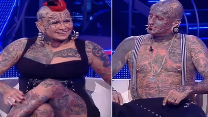 इस कपल को देखकर घूम जाएगा माथा, वर्ल्ड रिकॉर्ड बनाने के चक्कर में बन गए 'एलियन'