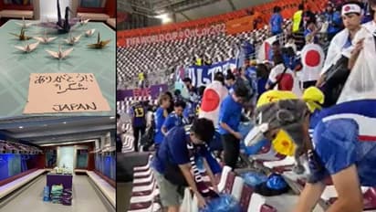 വൃത്തിയാണ് സാറെ ഇവരുടെ മെയിന്,ആരാധകര് സ്റ്റേഡിയം വൃത്തിയാക്കിയപ്പോള് ഡ്രസ്സിംഗ് റൂം വെടിപ്പാക്കി ജപ്പാന്