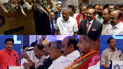 തിരുവനന്തപുരം ലുലു ഹയാത്ത് ഉദ്ഘാടന വേദിയിൽ കൊമ്പു കോര്‍ത്ത് മന്ത്രിമാര്‍; വേദിയിലും അകലമിട്ട് സതീശനും തരൂരും