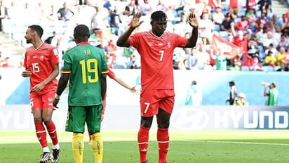 Switzerland's Embolo trolled for no celebration after goal against country of birth Cameroon in World Cup 2022