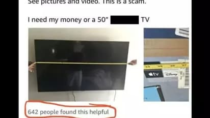 50 ഇഞ്ച് ടിവി ഓര്ഡര് ചെയ്തു, വന്നപ്പോള് '44 ഇഞ്ച്'; സംഭവിച്ചത് രസകരമായ അബദ്ധം!