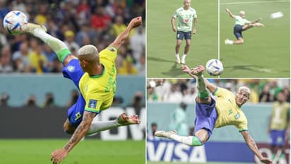 വണ്ടർ ഗോള്‍ അപ്രതീക്ഷിതമായി സംഭവിച്ചതല്ല, റിച്ചാർലിസണ്‍ അതിന് തയ്യാറായിരുന്നു; വൈറലായി പരിശീലന ചിത്രങ്ങള്‍