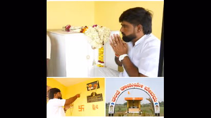 ಬಾಗಲಕೋಟೆಯಲ್ಲಿ ಹೆತ್ತವರ ಸವಿನೆನಪಿಗೆ ಗುಡಿ ಕಟ್ಟಿ ಪೂಜಿಸುತ್ತಿರುವ ಸಾಹಿತಿ