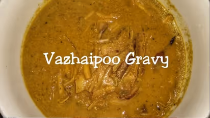 சத்தான வாழைப்பூ கிரேவி செய்யலாம் வாங்க!!!