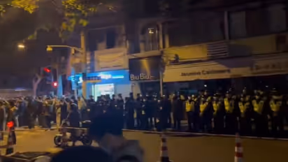 China's Covid-29 cases hit record high as people hold anti-lockdown protests across country